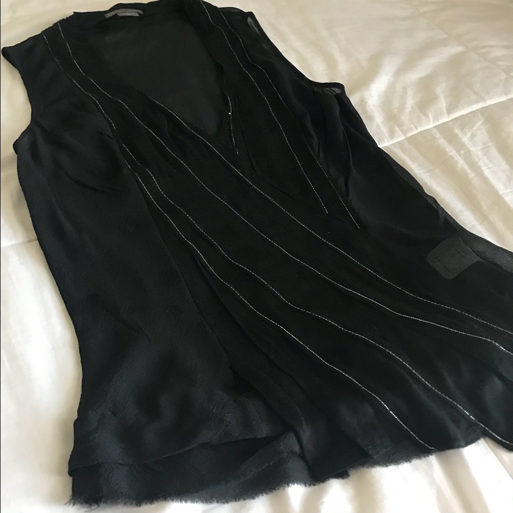 Armani Exchange Sheer Top